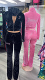 7FIGURE VELOUR 2 PC TrackSuit